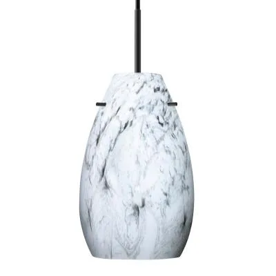Besa Pera 9 LED Pendant in Black