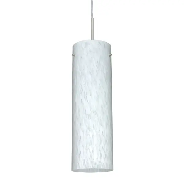 The Stilo 18 Carrera combines century-old glassblowing techniques with contemporary design. Its handcrafted Carrera glass creates a soft white ambient light through alabaster frit detailing and extensive etching, perfect for modern and transitional spaces.