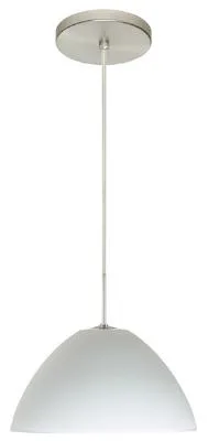 Tessa One-Light Pendant in Satin Nickel