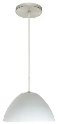Tessa One-Light Pendant in Satin Nickel
