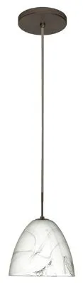 Vila One-Light Mini Pendant in Bronze