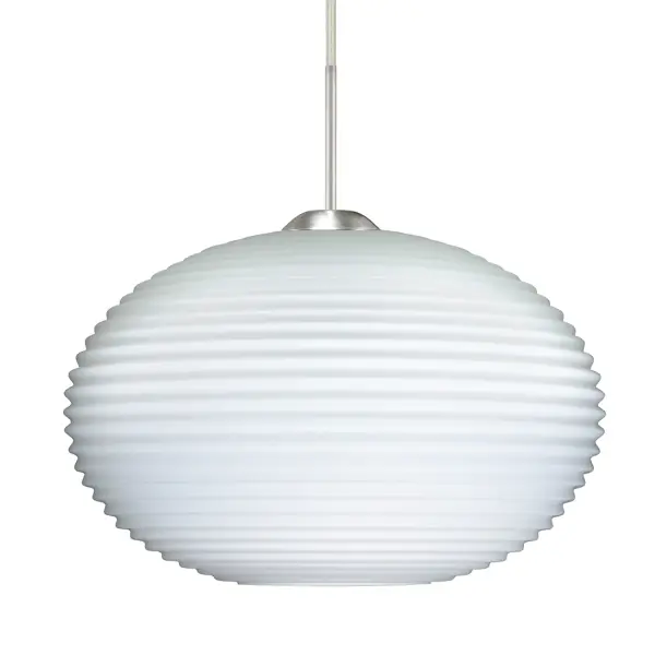 Pape 10 Opal Ribbed Pendant