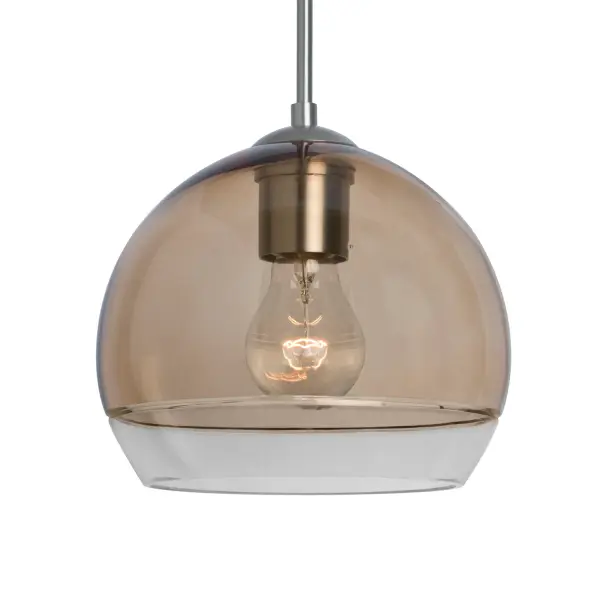 Ally 8 Smoke/Clear Pendant