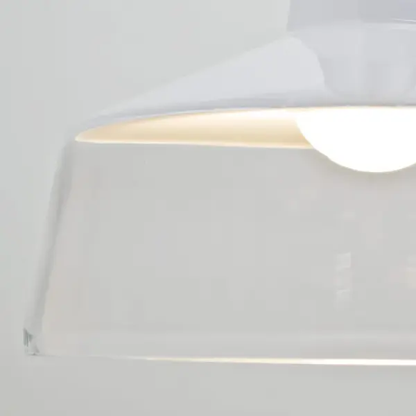 Baron 10 Pendant - Black with Clear Glass - Image 2