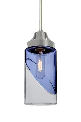 Blink One-Light Pendant in Satin Nickel