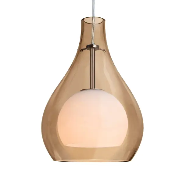 Elle 11 Pendant - Cognac/Opal
