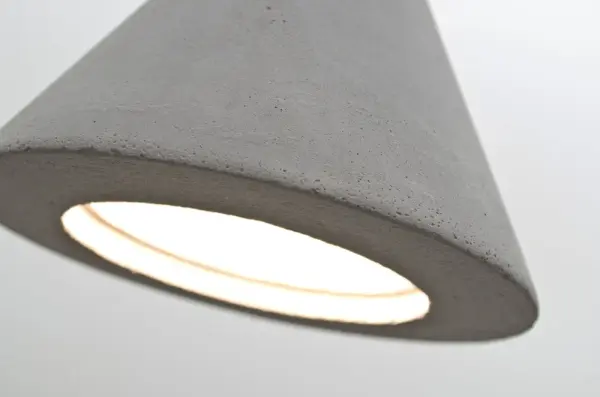 Industrial-Chic Cement Pendant with Focused Task Lighting - Image 2