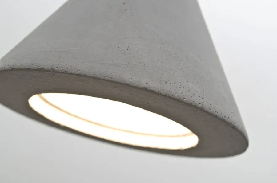 Industrial-Chic Cement Pendant with Focused Task Lighting - Image 2
