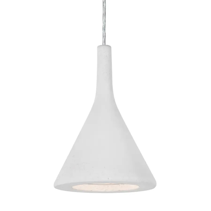 Gala White Cement Pendant Light - Image 1