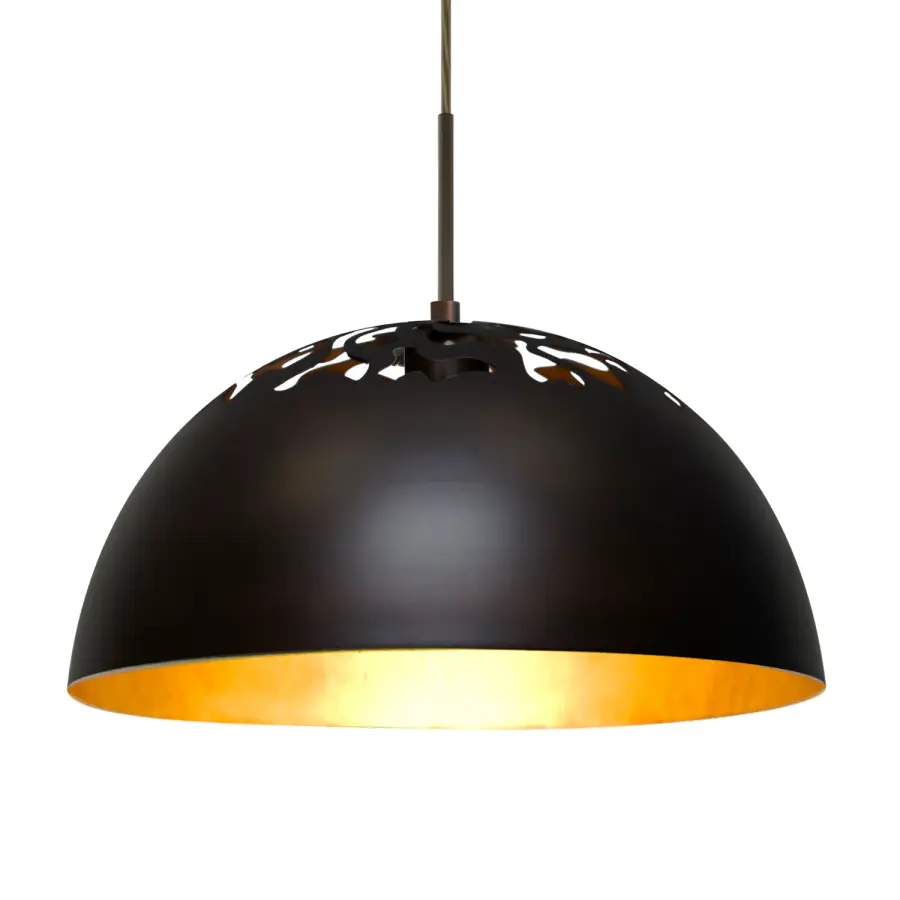 Gordy Bronze Industrial Pendant Light