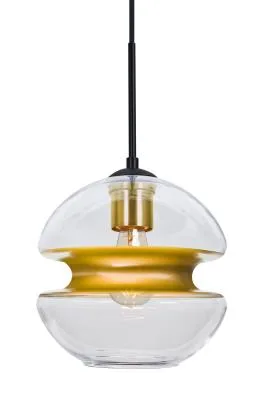 Hula 8 One-Light Pendant in Black