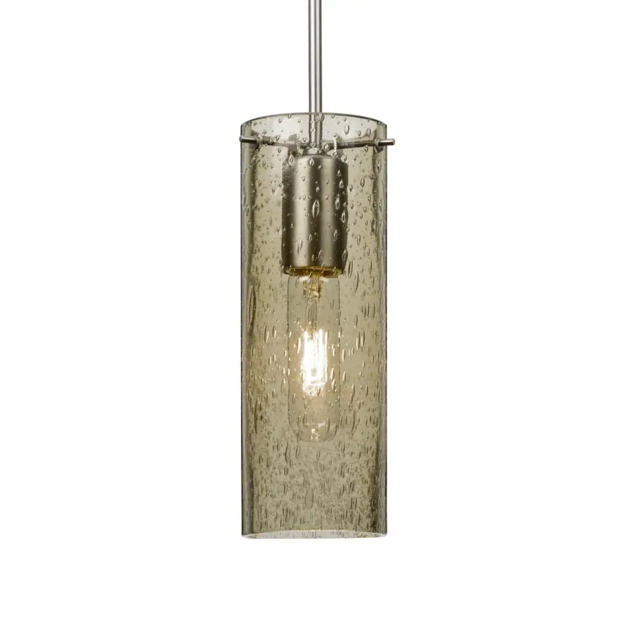 Juni 10 Pendant - Latte Bubble Glass