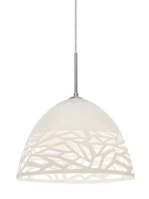 Kiev One-Light Pendant in Satin Nickel