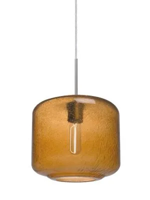 Niles One-Light Pendant in Satin Nickel