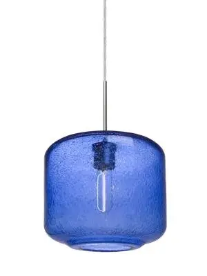Niles One-Light Pendant in Satin Nickel