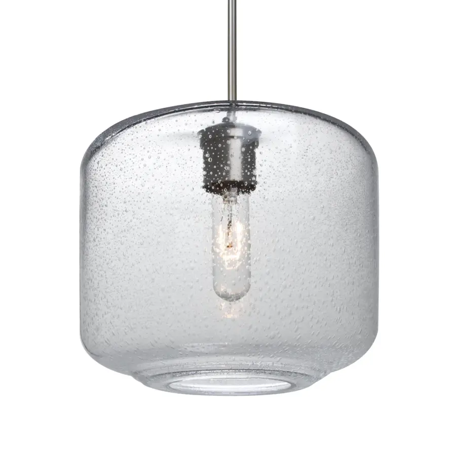 Niles 10 Clear Bubble Glass Pendant