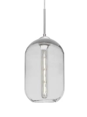 Omega 12 Pendant Light in Satin Nickel