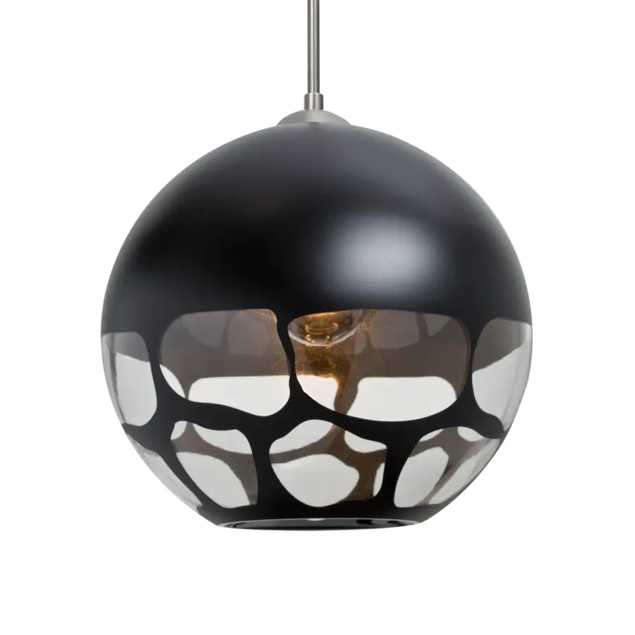 Rocky Black Pendant Light
