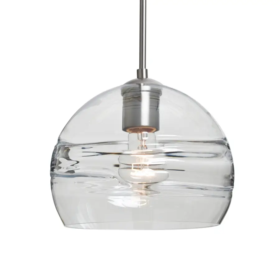 Spirit 8 Clear Glass Pendant Light - Image 1
