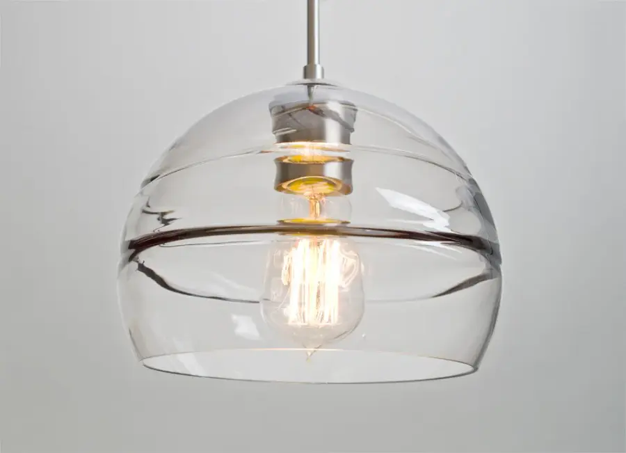 Spirit 8 Clear Glass Pendant Light - Image 2