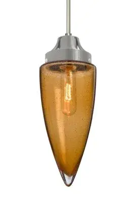 The Sulu pendant delivers refined style in a compact 4.75-inch profile. Its satin nickel finish and glass shade create a clean, versatile look that works across contemporary and transitional interiors.