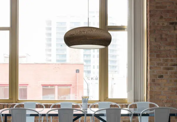 Venus Corrugated Cardboard Pendant Light - Image 2