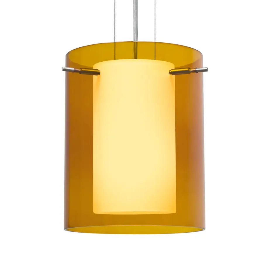 Pahu 8 Pendant - Transparent Armagnac/Opal