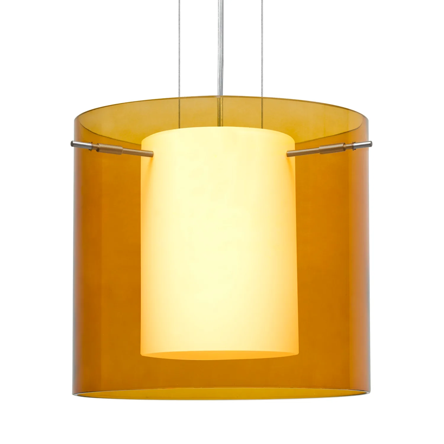 Pahu 12 Pendant - Transparent Armagnac/Opal