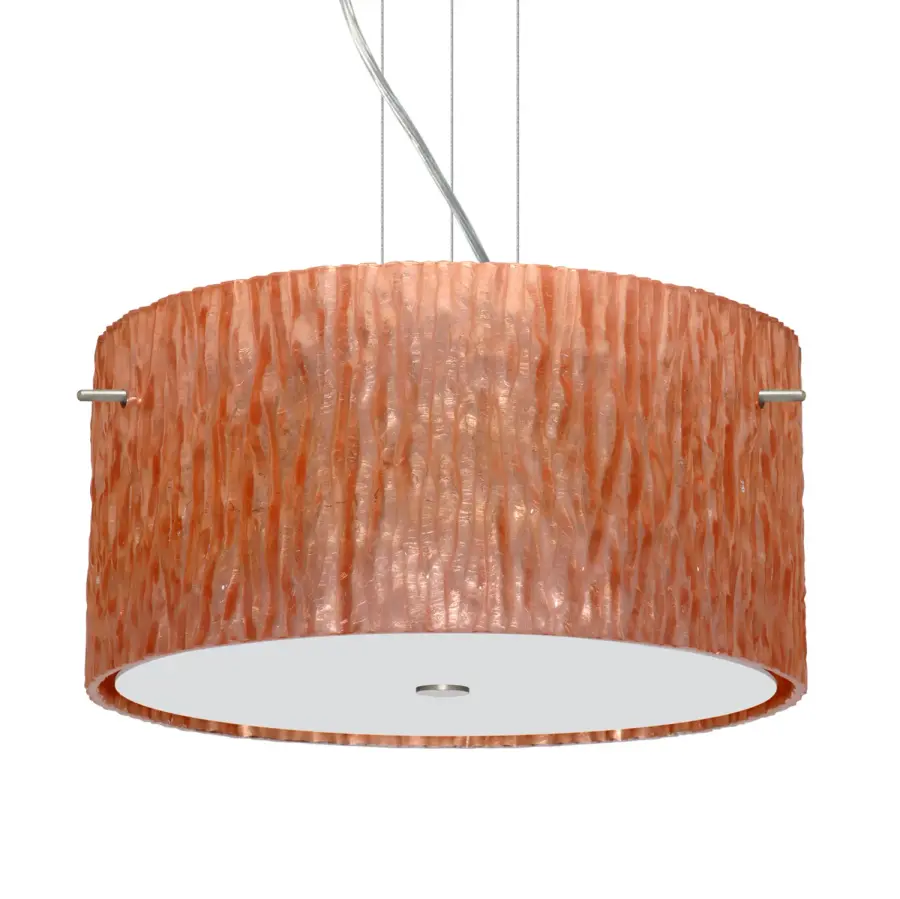 Tamburo 16 Stone Copper Foil Pendant
