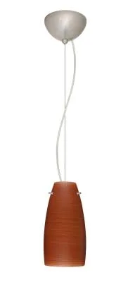 Tao One-Light Pendant in Satin Nickel