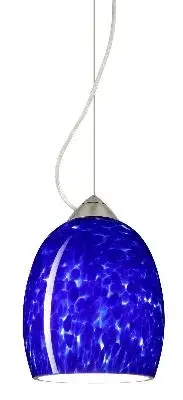 Lucia One-Light Pendant in Satin Nickel