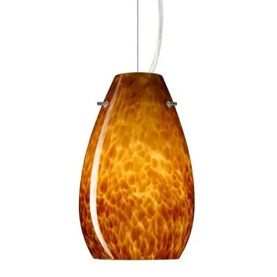 Pera One-Light Pendant in Satin Nickel