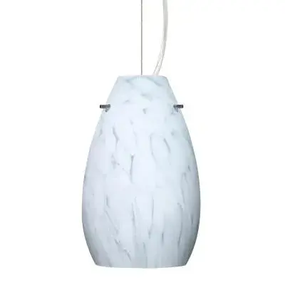 The Pera mini pendant delivers refined contemporary style in a compact 6-inch profile. Its satin nickel finish and glass shade create a versatile lighting solution ideal for task lighting or grouped installations.