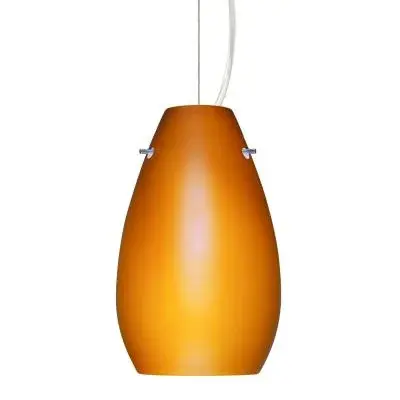 Pera One-Light Pendant in Satin Nickel