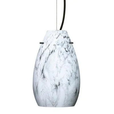 Besa Pera 9 LED Pendant in Black