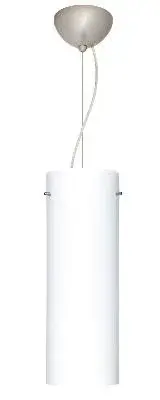 Tondo One-Light Pendant in Satin Nickel