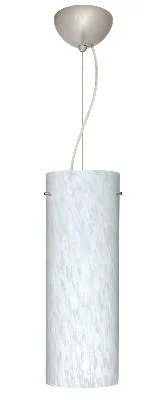 Tondo One-Light Pendant in Satin Nickel