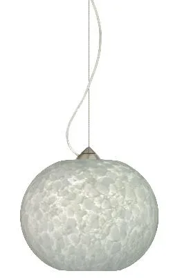 Luna One-Light Pendant in Satin Nickel