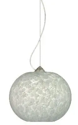 Luna One-Light Pendant in Satin Nickel