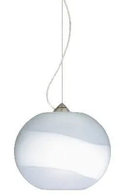 Luna One-Light Pendant in Satin Nickel