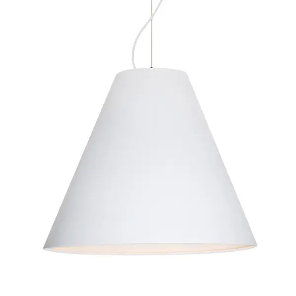 Dylan 20" White Metal Pendant Light