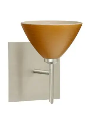 In Satin Nickel by  Besa from the Domi collection.