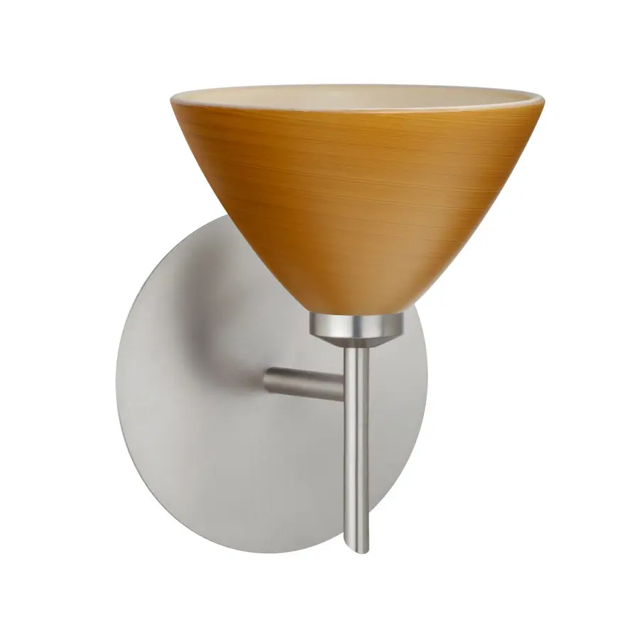Domi Oak Mini Wall Sconce