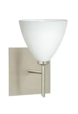 In Satin Nickel by  Besa from the Mia collection.