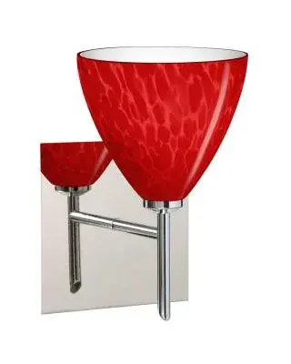 The Mia Mini Sconce with Square Canopy by Besa Lighting