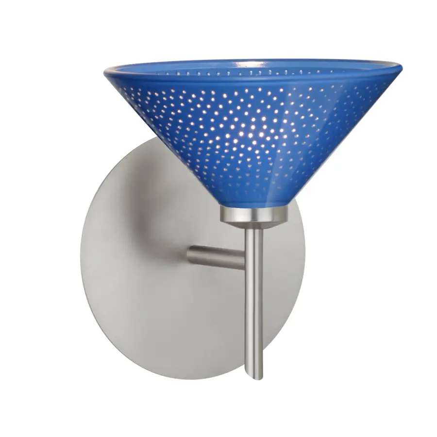 Kona 5 Blue Starpoint Mini Sconce