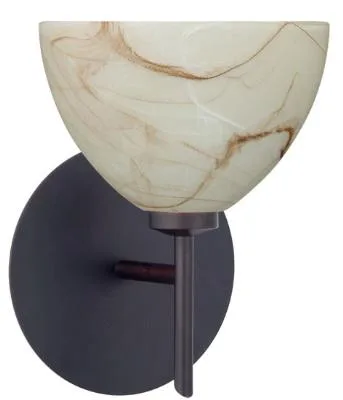 Brella One-Light Wall Sconce in Bronze