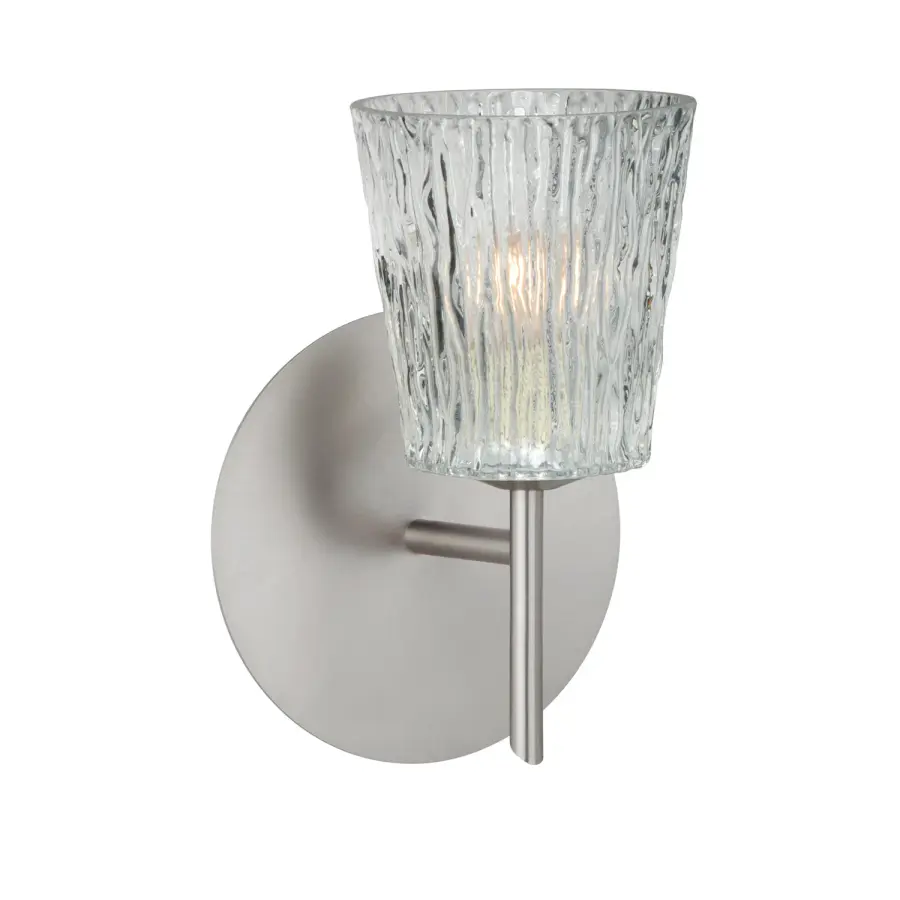 Nico 4 Clear Stone Mini Sconce