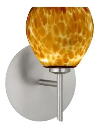 The Tay Tay wall sconce delivers modern sophistication in a compact 5-inch profile. Its satin nickel finish and glass shade provide versatile styling that works in both residential and commercial settings.