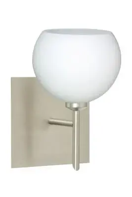 In Satin Nickel by  Besa from the Palla collection.
